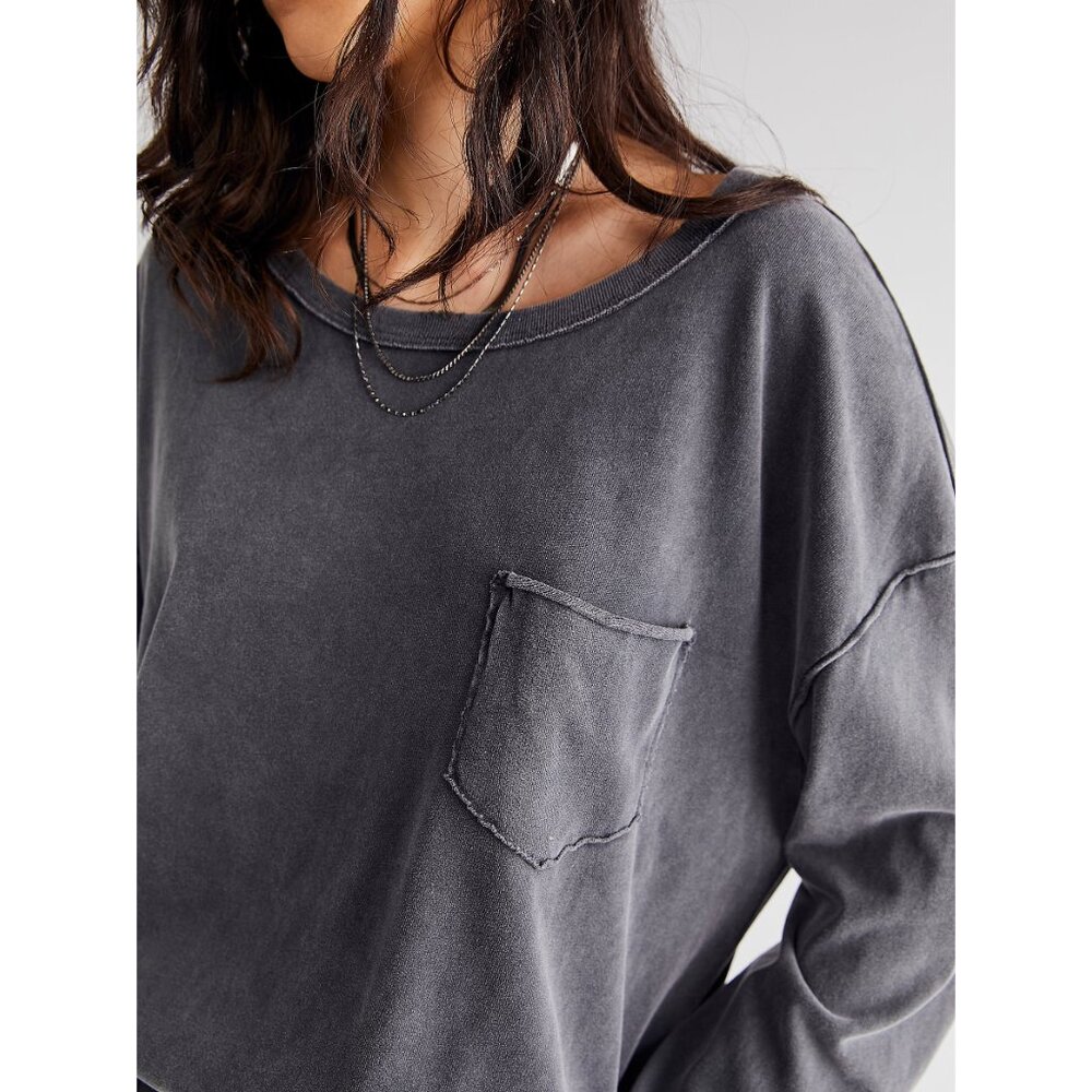 FREE PEOPLE Fade Into You Tee / Metal Stiletto - Picture 3 of 5